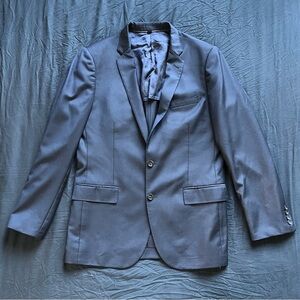 J Crew Ludlow Loro Piana Super 130s Deep Navy Two Button Blazer Mens 42L